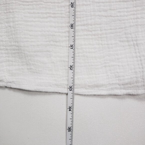 Andie Swim The Magdalena Kaftan Size S/M White Cotton Gauze Lightweight Cover-Up - Picture 4 of 16